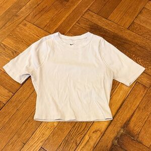 Nike Zenvy Ribbed Crop Tee